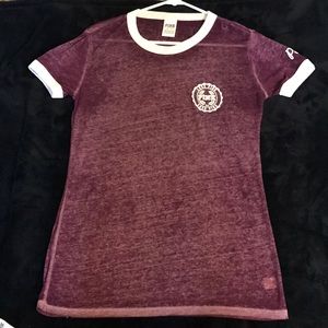 sheer purple vs PINK shirt